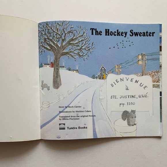 Vintage Kid's Hockey Books: The Hockey Sweater ('79) & The Moccasin Goalie ('96) - Picture 3 of 13